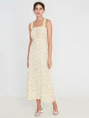 Faithfull The Brand Saint Tropez Midi Dress in Adele Floral